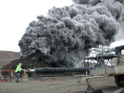 image of test well in Iceland