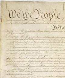 photo of US Constitution