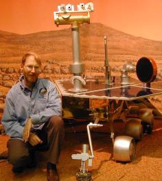 photo of speaker and
Mars rover