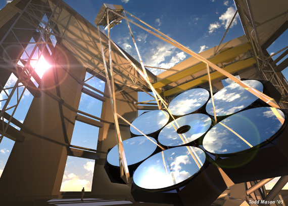 image of the Magellan telescope