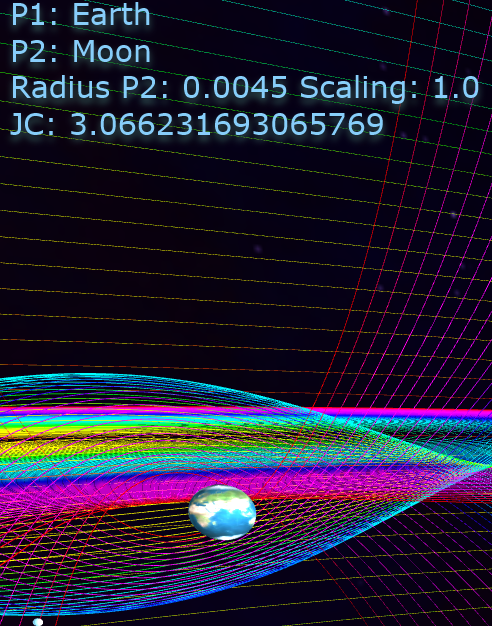 screen shot of trajectory software