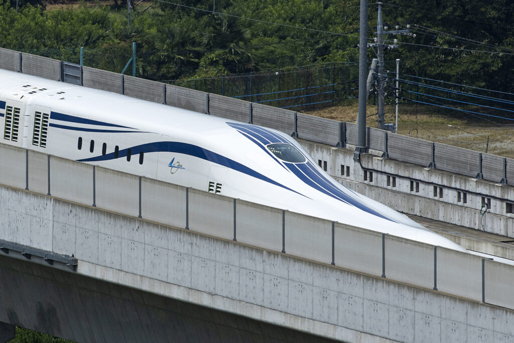 photo of maglev train